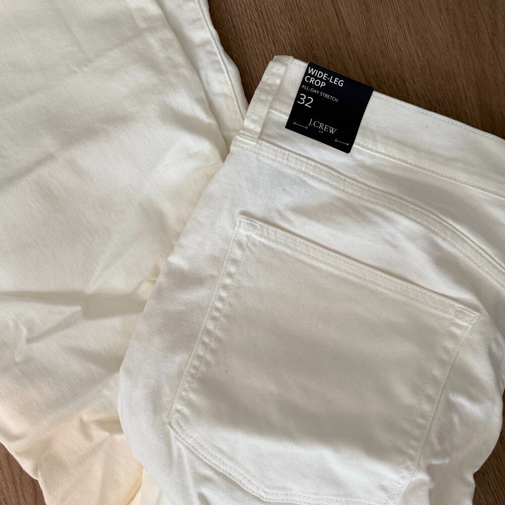 J. Crew Wide Leg Crop Jeans